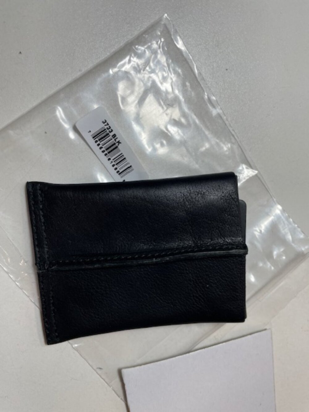Latico Leathers Card Holder Black NEW - Picture 2 of 3